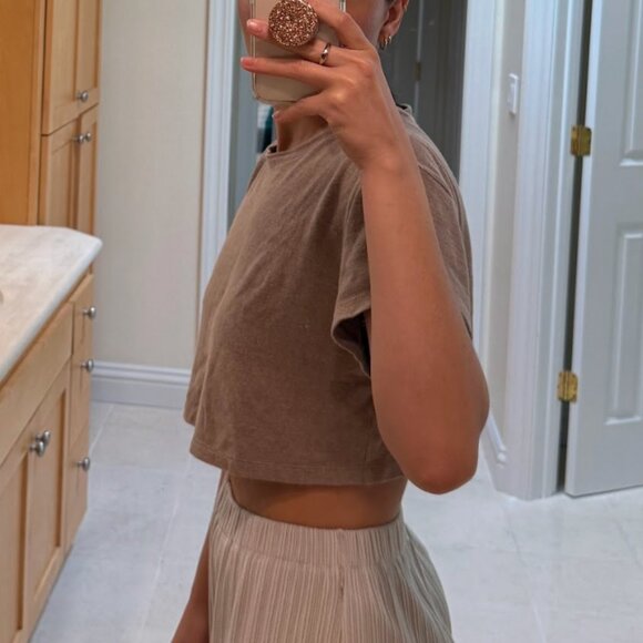 Mate the Label Regenerative Hemp Shrunken Tee - Picture 2 of 3